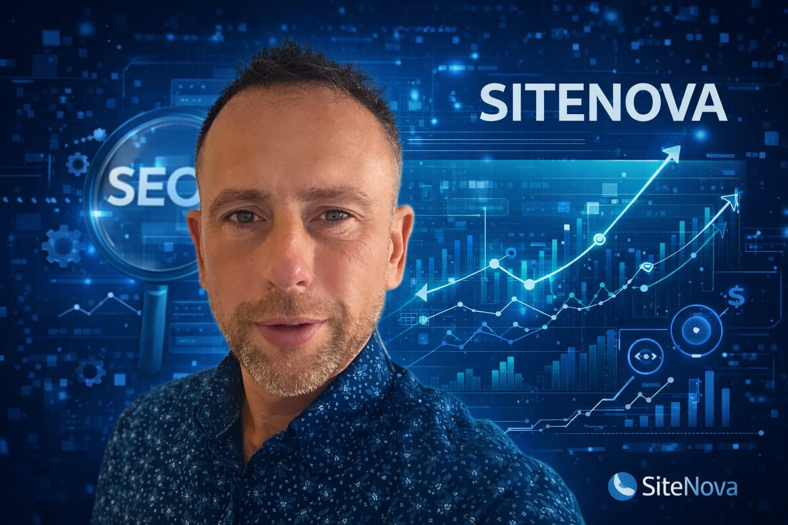 Sylvain Gougeon, consultant SEO et créateur web à Nantua – fondateur SiteNova